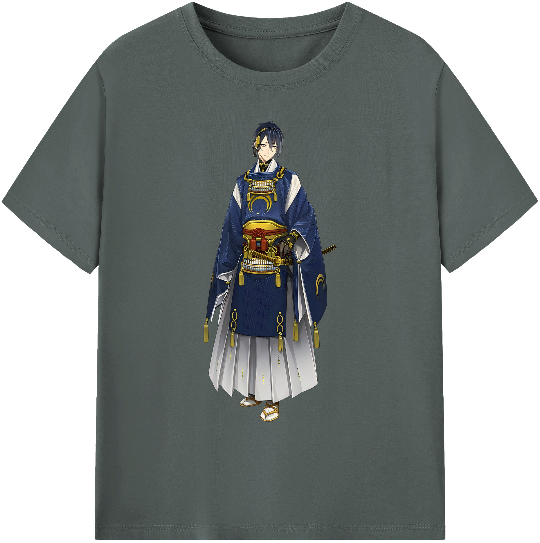 （画像用） 刀剣乱舞 Touken Ranbu 綿100％ メンズ半袖Tシャツ｜肌触りやわらか＆通気性